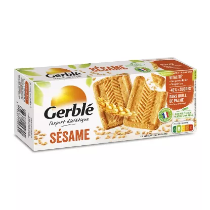 Image de Biscuits sésame Gerblé, 20 biscuits