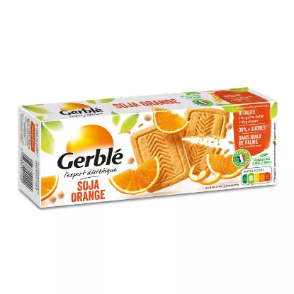 Image de Biscuits soja orange Gerblé, 20 biscuits