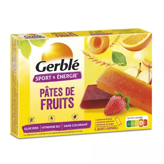 Image de Pâtes de fruits énergétique Gerblé SPORT & ENERGIE