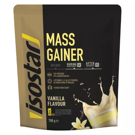 Image de Boisson poudre énergétique Mass Gainer saveur vanille ISOSTAR, 700g