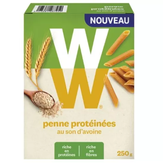 Image de Pâtes penne protéinées au son d'avoine Weight Watchers, 250g