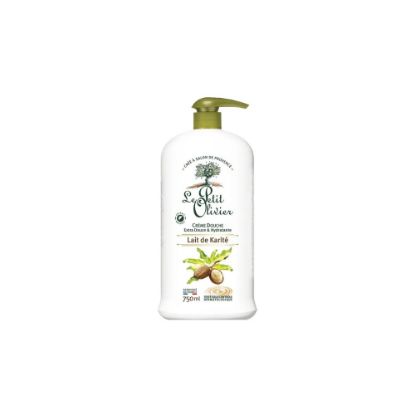 Image de Crème Douche Extra Douce & Hydratante Le Petit Olivier, Lait de Karité , 750ml