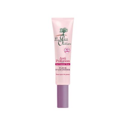 Picture of Gel contour yeux anti-pollution Le Petit Olivier, Fleur d'Amandier, 15ml