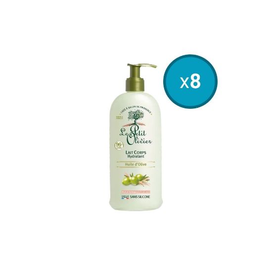 Picture of 8x Lait Corps Hydratant Le Petit Olivier, Huile d’Olive , Peaux Normales à Sèches , 250ml