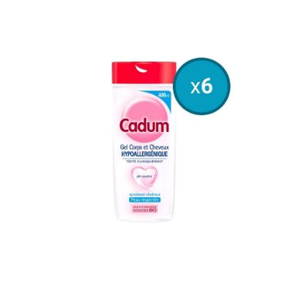 Picture of 6x Gel Corps & Cheveux Hypoallergénique Cadum, 400mL