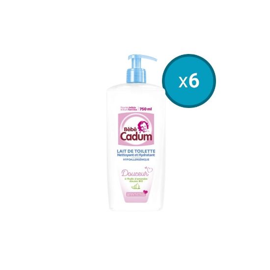 Picture of 6x Lait de Toilette Douceur Cadum, 750mL