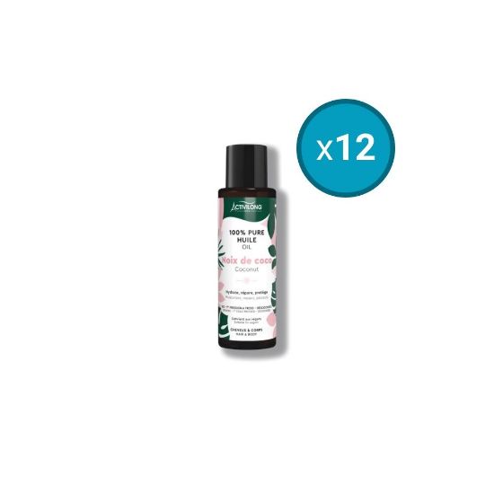 Picture of 12x Huile de Coco 100% Pure  Activilong, 100 ml