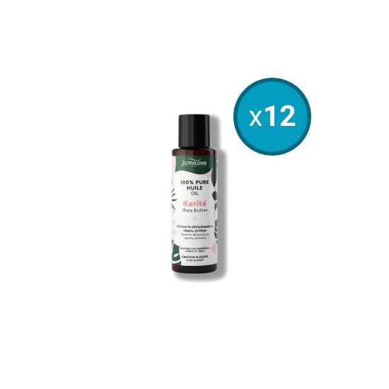 Picture of 12x Huile de Karité 100% Pure  Activilong, 100 ml