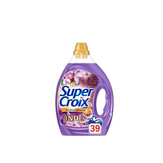 Picture of Lessive liquide Super Croix Aromathérapie Inde Jasmin & Bois De Rose , 1,95L , 39 lavages