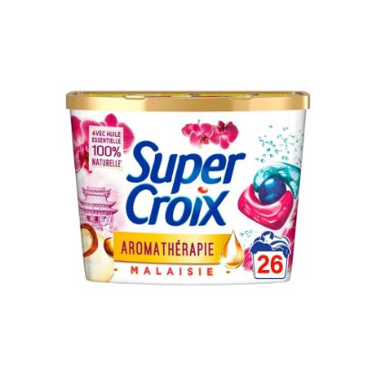 Picture of Lessive capsule Super Croix Aromathérapie Malaisie , 26 capsules