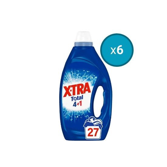 Picture of 6x Lessive liquide X-TRA Total , 1,215L , 27 lavages