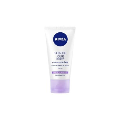 Image de Crème de jour visage hydratante Nivea ESSENTIALS Sensitive, 50mL
