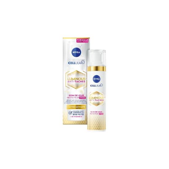 Image de Soin de Jour Protecteur visage anti-tâches brunes FPS50 Nivea CELLULAR LUMINOUS 630, 40mL