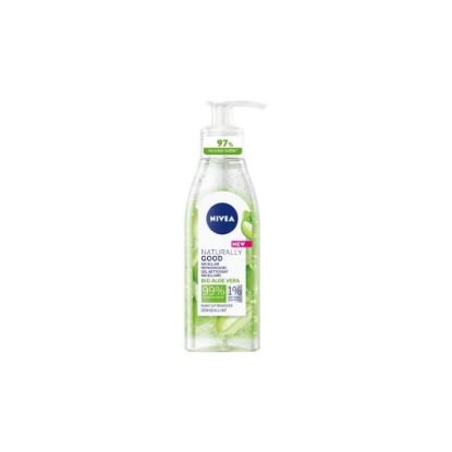 Image de Gel nettoyant micellaire Nivea NATURALLY GOOD Aloe Vera BIO, 140mL