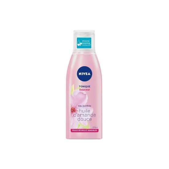 Image de Lotion tonique Douceur Huile d'amande douce Nivea, 200mL