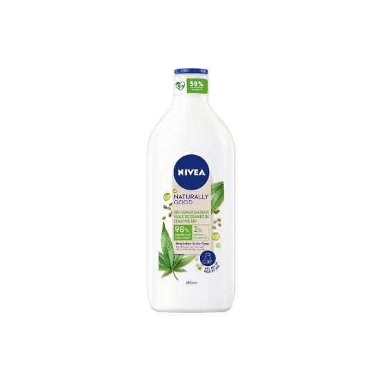 Picture of Lait corps hydratant apaisant Nivea NATURALLY GOOD Chanvre BIO, 350mL