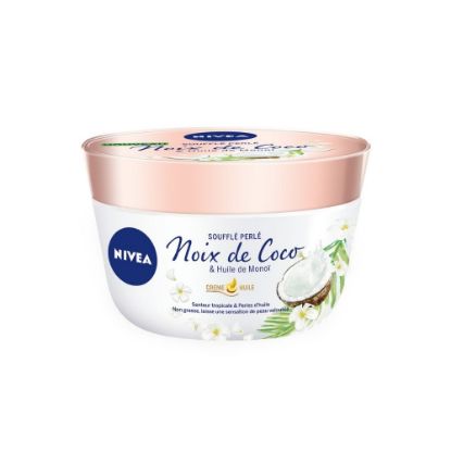 Picture of Baume Soufflé Perlé lait corps Huile de Monoï et Noix de Coco Nivea, 200mL