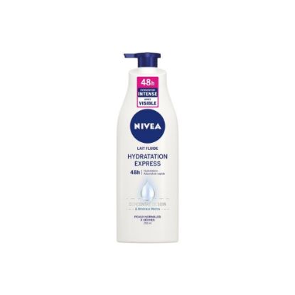 Image de Lait corps hydratant express 48H Minéraux Marins Nivea, 250mL