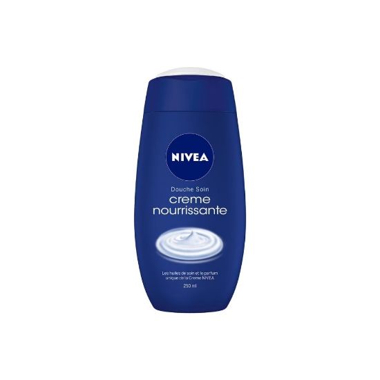 Image de Gel douche crème nourrissante Nivea, 250mL