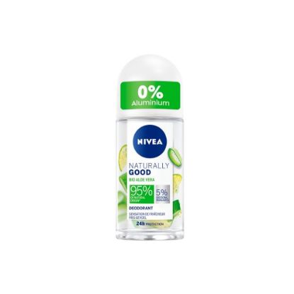 Picture of Déodorant Bille sans sel d'aluminium Nivea NATURALLY GOOD Aloe Vera Bio, 50mL