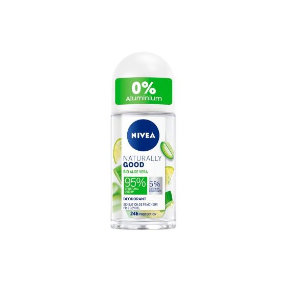 Picture of Déodorant Bille sans sel d'aluminium Nivea NATURALLY GOOD Aloe Vera Bio, 50mL