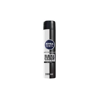 Image de Déodorant spray homme anti-transpirant Original 48H Nivea Men BLACK&WHITE, 200mL