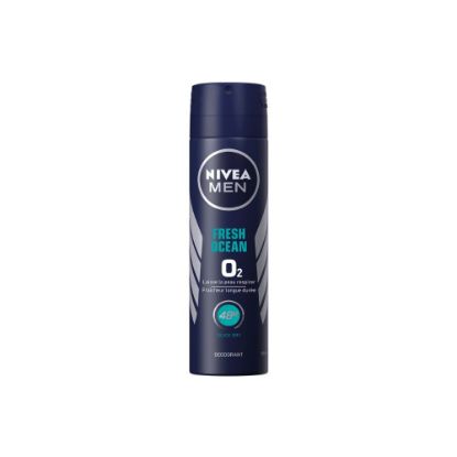 Image de Déodorant spray homme protection longue durée Nivea Men FRESH OCEAN O², 150mL