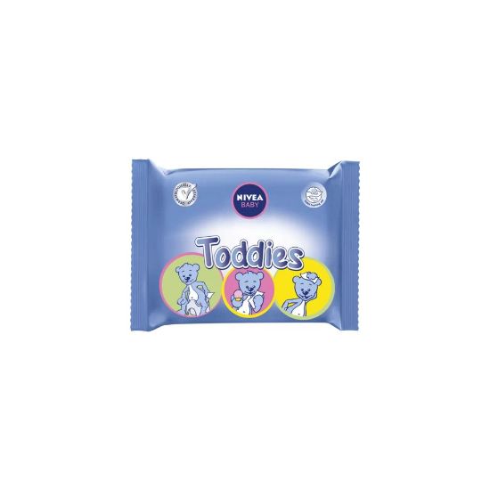 Image de Lingettes Bébé Multi-usage Nivea Toddies, 60 lingettes