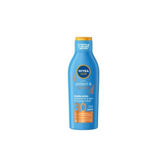 Image de Lait solaire Activateur de Bronzage FPS 30 Nivea Protect&Bronze, 200mL