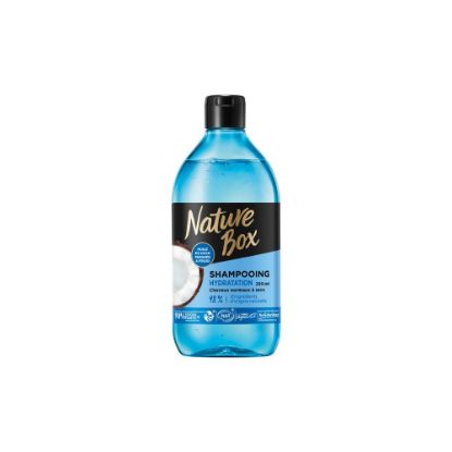 Image de Shampoing Hydratation à l'huile de coco Cheveux normaux à secs Nature Box, 250mL
