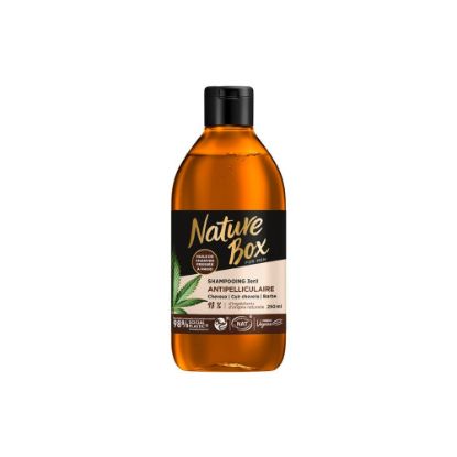 Image de Shampoing Antipelliculaire homme 3en1 Cheveux Cuir chevelu et Barbe à l'huile de chanvre Nature Box, 250mL