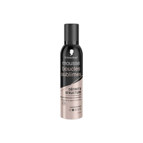 Picture of Mousse Capillaire Boucles Sublimes Définit et Structure Schwarzkopf, 250mL