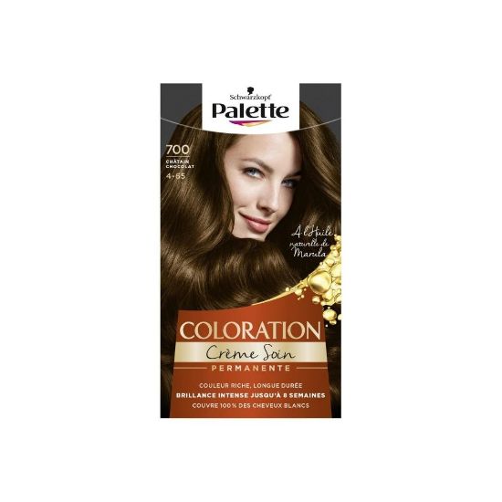 Image de Schwarzkopf Palette Coloration permanente Crème Soin 700 Châtain Chocolat