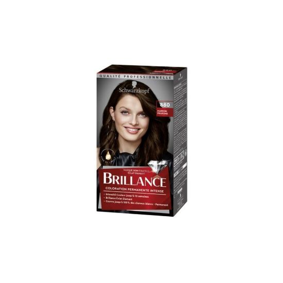 Image de Schwarzkopf Brillance coloration permanante intense, Marron Profond 880