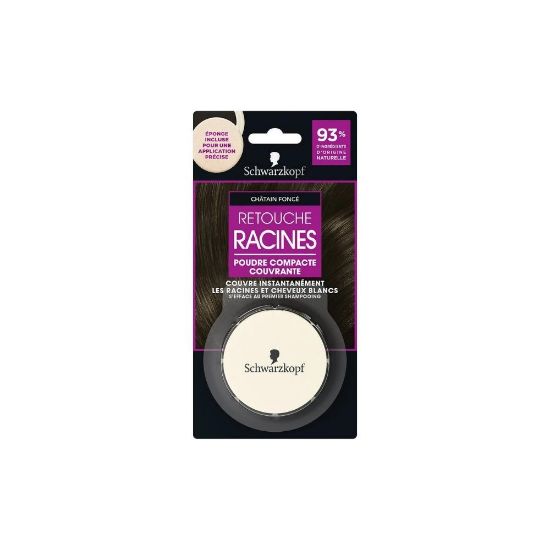 Picture of Schwarzkopf retouche racines – poudre compacte couvrante - chatain foncé