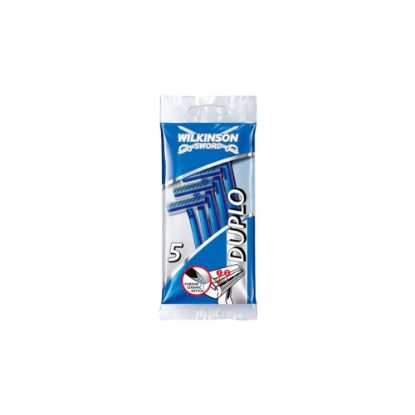 Picture of Rasoirs jetables homme 2 lames Wilkinson Duplo, 5 rasoirs