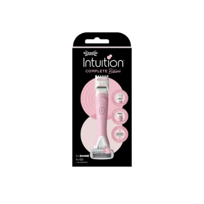 Image de Combiné Rasoir et Tondeuse femme 5 lames Wilkinson Intuition Complete Bikini, 1 rasoir + 1 lame