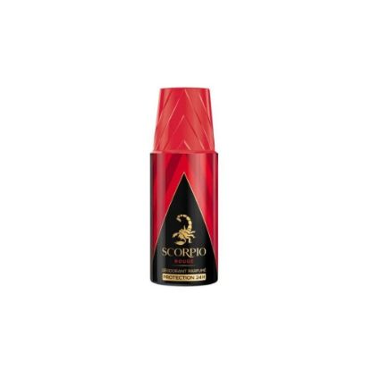 Image de Déodorant spray homme Scorpio Rouge, 150mL