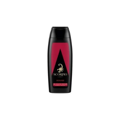 Gel douche homme corps et cheveux Scorpio Rouge, 250mL
