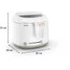 Image de Friteuse Tefal Uno Cocoon 1kg - FF2030 - blanc/vert