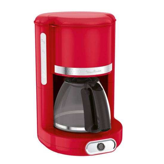 Picture of Cafetière filtre 15 tasses Moulinex Soleil - FG3815 - rouge