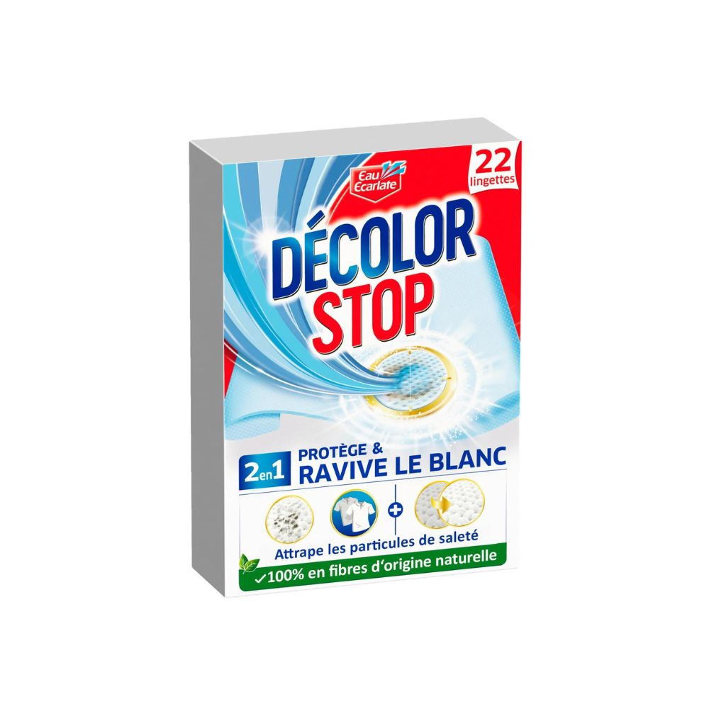 Lingette Anti-Décoloration 2en1 Protège & Ravive Le Blanc Décolor