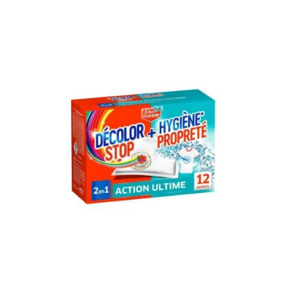 Picture of Décolor Stop Sachet Action Ultime 2en1 Anti-décoloration + Hygiène Eau Ecarlate, 12 sachets