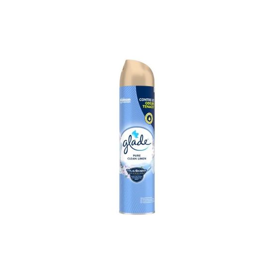 Picture of Spray Désodorisant Senteur Linge Propre Infusé Aux Huiles Essentielles Glade, 300mL