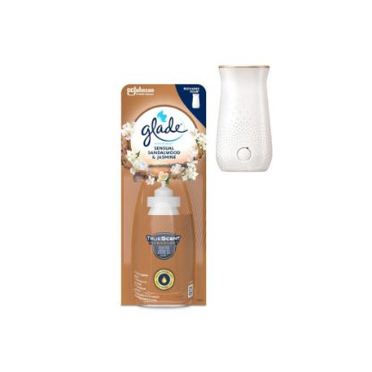 Image de Recharge pour diffuseur Sense & Spray Senteur Bois de Santal et Jasmin Infusé aux Huiles Essentielles Glade, 18mL