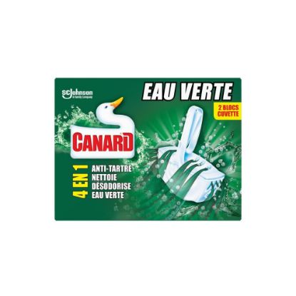 Picture of Blocs WC Eau Verte 4en1 Canard, 2 blocs de 40g