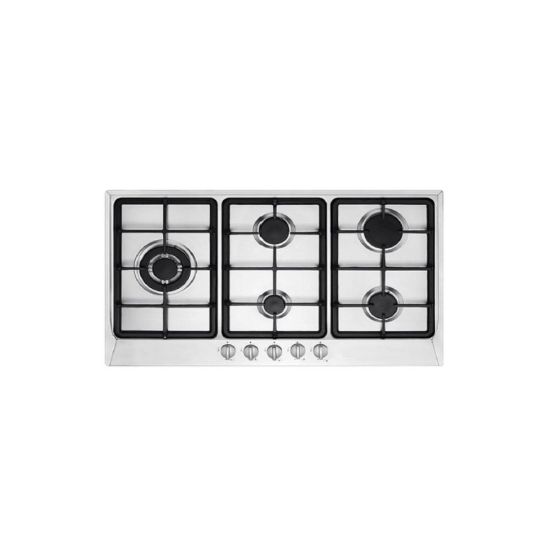 Image de Plaque de cuisson encastrable 5 feux gaz 86cm DeRosso NDR-905FGLWF-I - inox