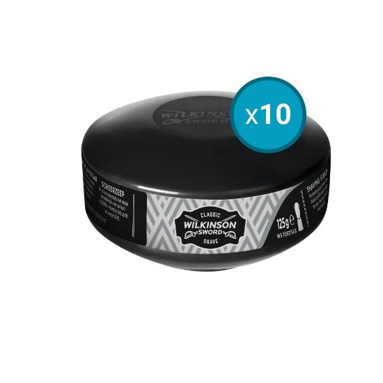 Image de 10x Bol à raser Wilkinson Classic Shave, 125g