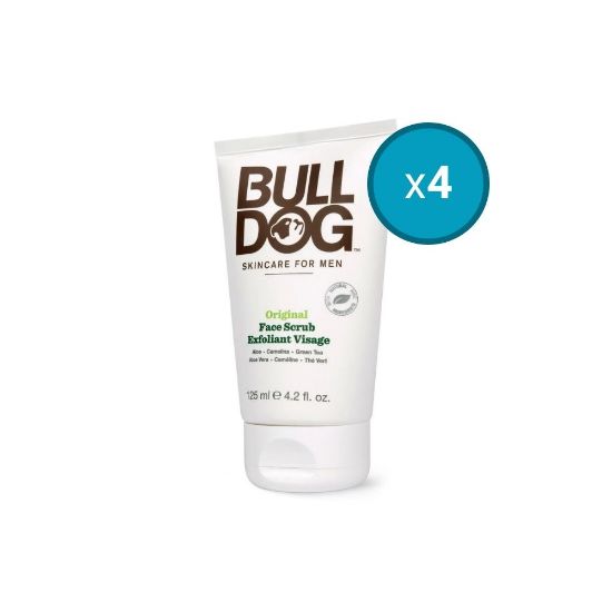 Image de 4x Exfoliant visage homme Bulldog Original, 125mL