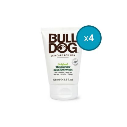 Picture of 4x Soin hydratant visage homme Bulldog Original, 100mL